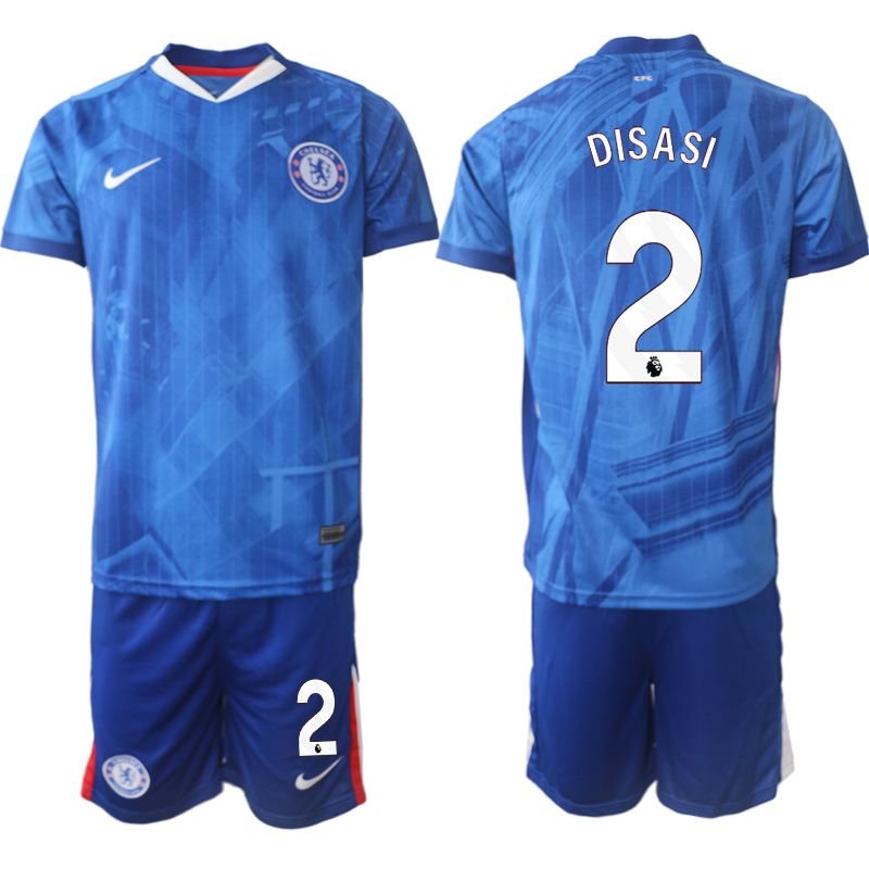 Men 2025-2026 Club Chelsea FC home Blue #2 Soccer Jersey